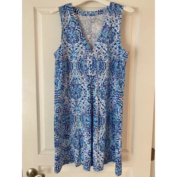 Lilly Pulitzer Dresses & Skirts - Lilly Pulitzer Large Amina cotton Dress